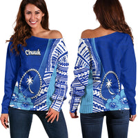 Chuuk Of Micronesia Women Off Shoulder Sweater Vibe Style LT6 - Polynesian Pride