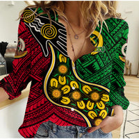 Vanuatu Mix Aboriginal Happy Independence Day Casual Shirt LT6 - Polynesian Pride