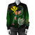 Hawaii Turtle Plumeria Polynesian Bomber Jacket - Luck Style - AH - Polynesian Pride