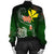 Hawaii Turtle Plumeria Polynesian Bomber Jacket - Luck Style - AH - Polynesian Pride