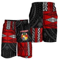 Tonga Men Short Tongan Pattern Mix Polynesian LT13 - Polynesian Pride