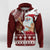 Tropical Christmas Tanned Santa Claus Hawaii Zip up Hoodie LT7 Unisex Red - Polynesian Pride