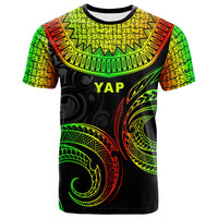 Yap Custom T Shirt Unique Serrated Texture Reggae Unisex Reggae - Polynesian Pride