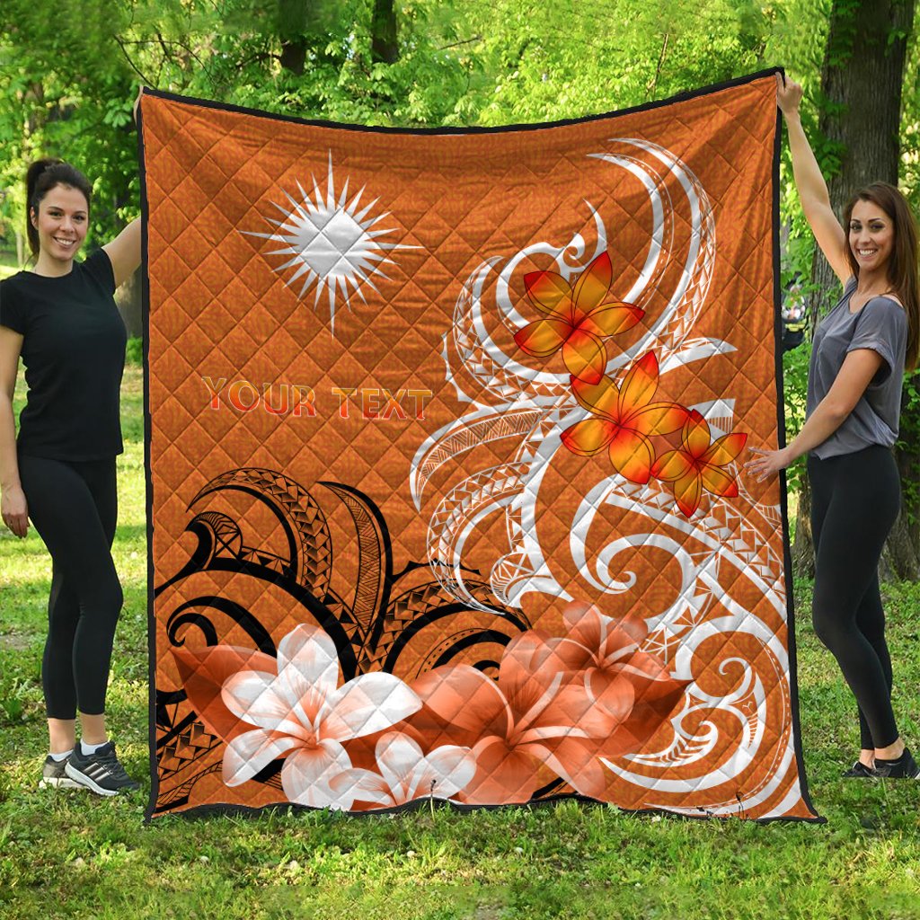 Custom Marshall Islands Personalised Premium Quilt - Marshallese Spirit - Polynesian Pride