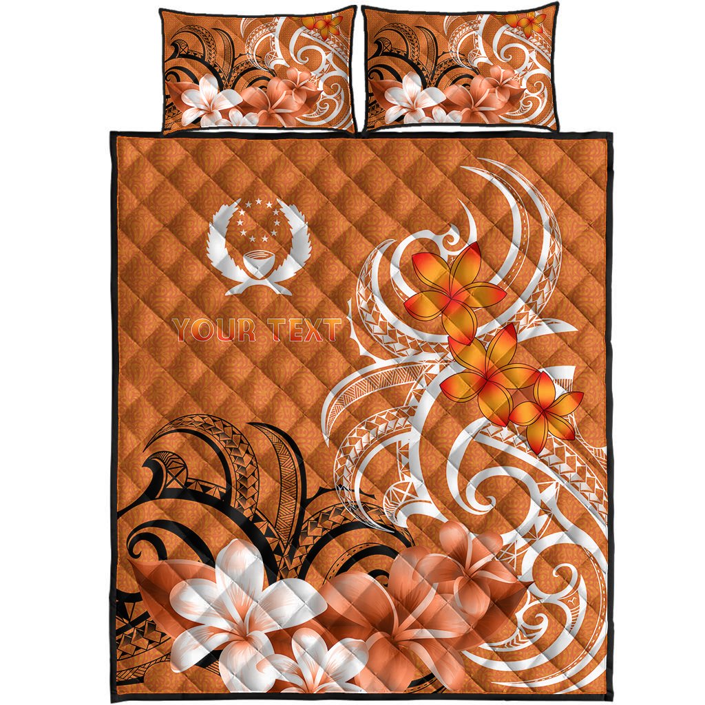 Custom Pohnpei Personalised Quilt Bed Set - Pohnpei Spirit - Polynesian Pride