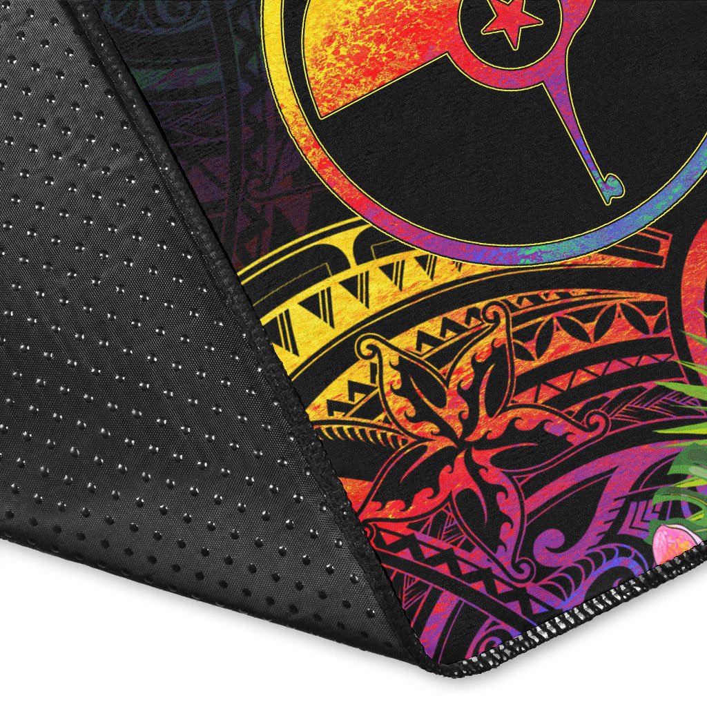 Yap State Area Rug - Tropical Hippie Style - Polynesian Pride