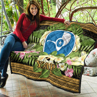 Yap State Premium Quilt - Polynesian Gold Patterns Collection - Polynesian Pride