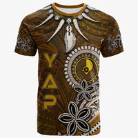 Yap T Shirt Polynesian Boar Tusk Unisex Brown - Polynesian Pride