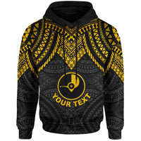 Yap Custom Hoodie Micronesian Pattern Armor Style - Polynesian Pride