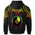 Yap Custom Zip up Hoodie Polynesian Armor Style Reagge - Polynesian Pride