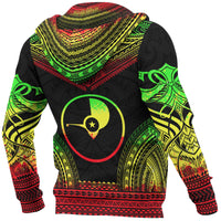 Yap All Over Hoodie Micronesian Reggae Color Version Chief Style - Polynesian Pride
