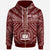 Samoa Custom Zip up Hoodie Samoa Seal In Polynesian Tattoo Style (Red) Unisex Red - Polynesian Pride