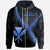 Hawaii Kanaka Maoli Zip up Hoodie Hawaii Kanaka Maoli Zip up Hoodie Coat of Arms With Polynesian Tattoo Blue Unisex Blue - Polynesian Pride