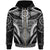 Polynesian Zip up Hoodie Patterns Poly Unique Unisex Black - Polynesian Pride