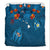 Hawaiian Islands Bedding Set - Hawaii Tropical Flowers and Turtles Blue LT13 - Polynesian Pride