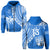 (Custom Text and Number) Fiji Rugby Sevens Hoodie Fijian 7s Tapa Polynesian Blue Ver.01 LT13 - Polynesian Pride