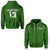 Custom Maori 2021 Zip Hoodie Green Aotearoa Tattoo Custom Text and Number LT13 Unisex Green - Polynesian Pride