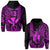 (Custom Text and Number) Hawaii Day Kakau Hoodie Proud To Be Hawaiian Purple King Kamehameha and Kanaka Maoli LT13 Zip Hoodie Purple - Polynesian Pride