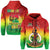 Custom Vanuatu Independence Day Hoodie 42nd Anniversary Yumi Yumi Yumi LT13 Zip Hoodie Red - Polynesian Pride