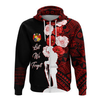 Tonga Hoodie ANZAC Day Lest We Forget LT7 - Polynesian Pride