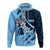 Fiji Suva Masi Pattern Custom Hoodie Claw Style LT7 Zip Hoodie Turquoise - Polynesian Pride