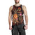 Polynesian Tahiti Men's Tank Top - Legend of Tahiti (Red) - Polynesian Pride