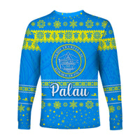 Palau Christmas Long Sleeve Shirt Simple Style LT8 - Polynesian Pride