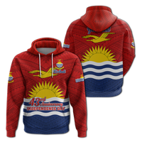 Custom Kiribati 43rd Independence Celebrations Hoodie LT12 Hoodie Blue - Polynesian Pride