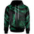 Hawaii Kanaka Maoli Hoodie Polynesian Tattoo Green Version Unisex Green - Polynesian Pride