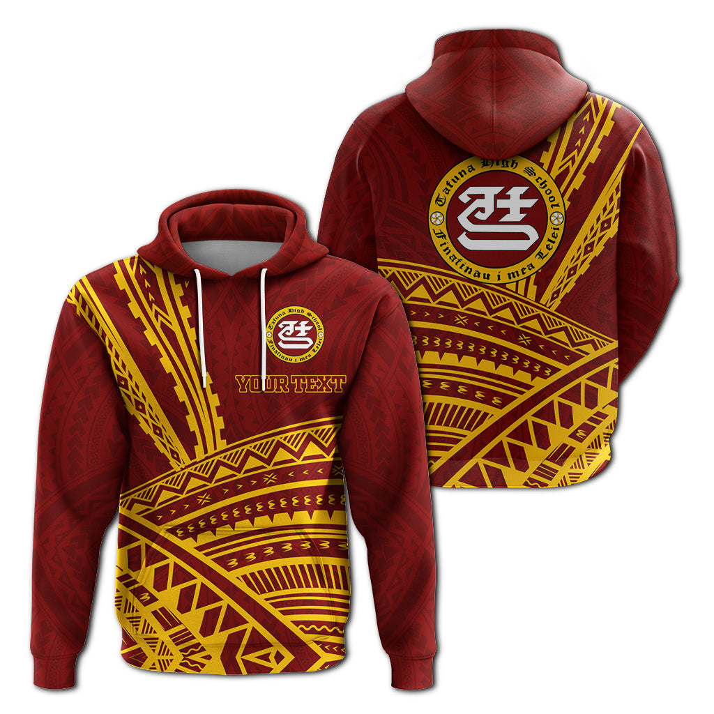 Custom Tafuna High School American Samoa Pride Hoodie LT12 Hoodie Red - Polynesian Pride