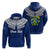 Custom Pitcairn Islands Pride Hoodie LT12 Hoodie Blue - Polynesian Pride