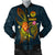 Polynesian Tahiti Men's Bomber Jacket - Legend of Tahiti (Blue) Blue - Polynesian Pride