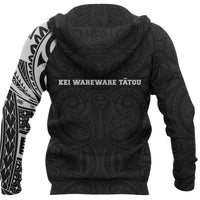New Zealand ANZAC Zip Hoodie, Lest We Forget Maori Tattoo Full Zip Hoodie Customized - Polynesian Pride