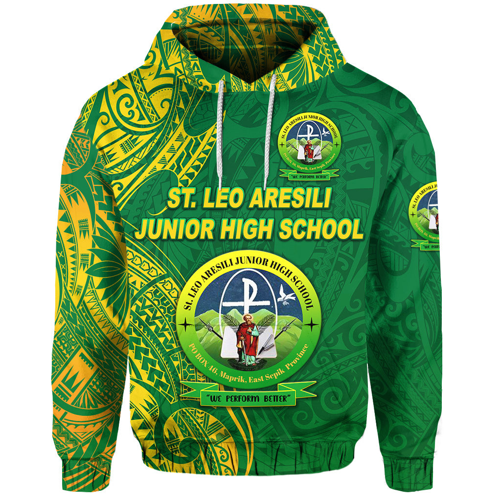 St. Leo Aresili Junior High School Hoodie Original Style LT8 - Polynesian Pride