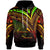 American Samoa Hoodie Reggae Color Cross Style Unisex Black - Polynesian Pride