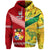 Tonga Australia Rugby Hoodie Mate Maa Ngatu and Aboriginal Wallabies Together LT8 Pullover Hoodie - Polynesian Pride