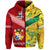 Custom Tonga Australia Rugby Hoodie Mate Maa Ngatu and Aboriginal Wallabies Together LT8 Zip Hoodie - Polynesian Pride