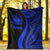 Samoa Premium Blanket - Blue Polynesian Tentacle Tribal Pattern - Polynesian Pride