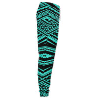 Polynesian Tatau Turquoise Joggers - Polynesian Pride