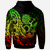 Cook Islands Hoodie Custom Polynesian Pattern Style Raggae Color - Polynesian Pride