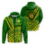 Custom Leone High School Pride Hoodie LT12 Zip Hoodie Green - Polynesian Pride