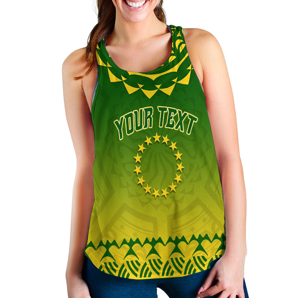 (Custom Personalised) Cook Islands Turtle With Tribal Women Tank Top - LT12 - Polynesian Pride