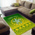 (Custom Personalised) Cook Islands Turtle With Tribal Area Rug - LT12 Green - Polynesian Pride