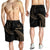 Hawaiii Polynesian Custom Personalised Men's Short - Gold Tribal Wave - Polynesian Pride