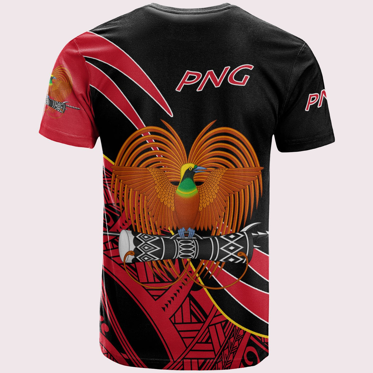 Papua New Guinea T Shirt Symmetrical Lines - Polynesian Pride