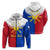 Custom The Philippines Legend Hoodie LT12 Zip Hoodie Red - Polynesian Pride