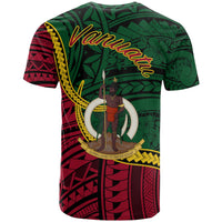 Vanuatu T Shirt Lathi Seal of Vanuatu Polynesian Patterns - Polynesian Pride