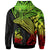 New Caledonia Zip up Hoodie Humpback Whale & Coat of Arms Reggae - Polynesian Pride