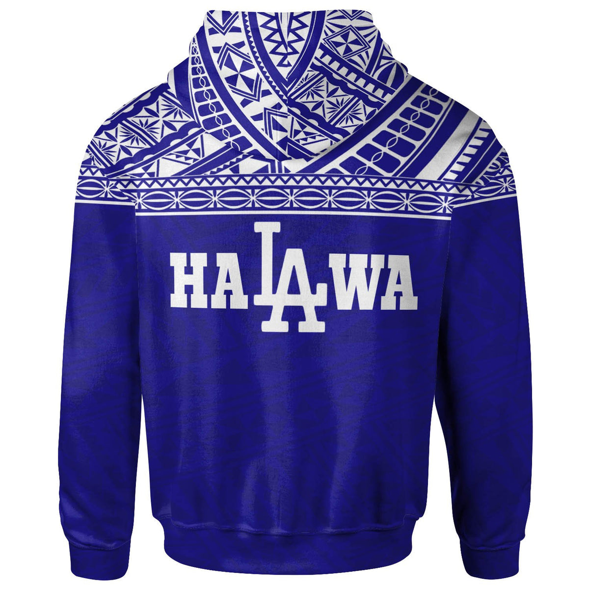 Polynesian Hoodie Custom Blue Version - Polynesian Pride