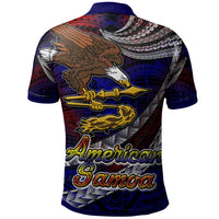 American Samoa Polo Shirt Custom American Samoa Eagle With Polynesian Patterns Polo Shirt LT10 - Polynesian Pride